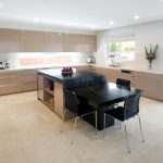 Functional kitchen with hidden laundry