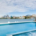 A waterfront pool and spa - the height of luxury