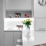 White on white: Minimalist kitchen design
