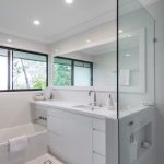 White on white: Minimalist kitchen design