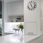 White on white: Minimalist kitchen design