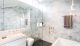 Sleek and indulgent marble bathroom