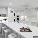 White on white: Minimalist kitchen design