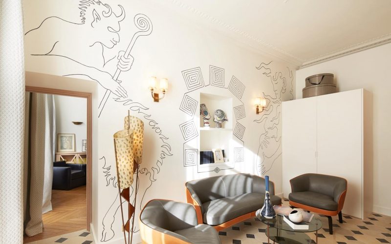 Drawings by Xavier Spatafora add character to the home