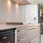 An outdoor/pool design with alfresco