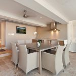 An outdoor/pool design with alfresco