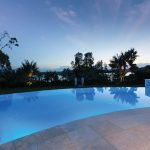 An outdoor/pool design with alfresco
