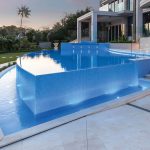 An outdoor/pool design with alfresco