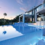 An outdoor/pool design with alfresco