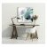 White elegant vintage chic interior with old console table