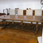 twin pedestal table