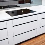 Family hub: galley-style kitchen