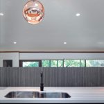 Family hub: galley-style kitchen