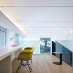 Editors pick: A study located above the stairs is A stylish space-saving technique