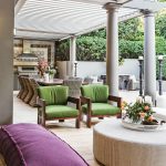 There’s plenty of room to throw dinner parties in this outdoor space