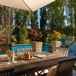 An eye-catching pool design that is user-friendly and low maintenance.