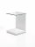 The Hula side table combines monumental design with modernity. The glossy white base and stand works well with the glass cantilevered surface for sculptural appeal. beyondfurniture.com.au