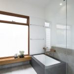 A deep-set bath is the perfect spot to soak the day away