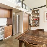 A generous timber table is well-loved by the family