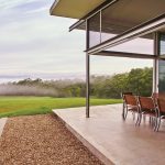 The home blends into the landscape with ease