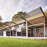 An outdoor dining area is the ideal spot to enjoy the morning sun or evenings outside