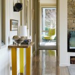 The statement side table is from Brown Dog Furniture