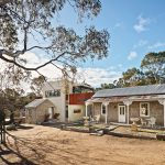The original cottages are joined to the new renovation, preserving a little bit of history