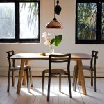 Boo contemporary dining table, $2400, and chairs, POA, 
b-td.com