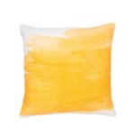 Splash fluoro orange cushion, $155, bonnieandneil.com.au