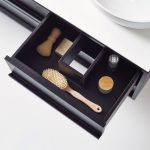 ISSY Z8 6 Drawer Vanity 1500 and ISSY Z1 Oval Mirror 380 (in situ drawer detail)