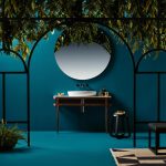 ISSY Z1 Vanity 1200 x 450 and ISSY Z1 Round Mirror 1100 (in situ)