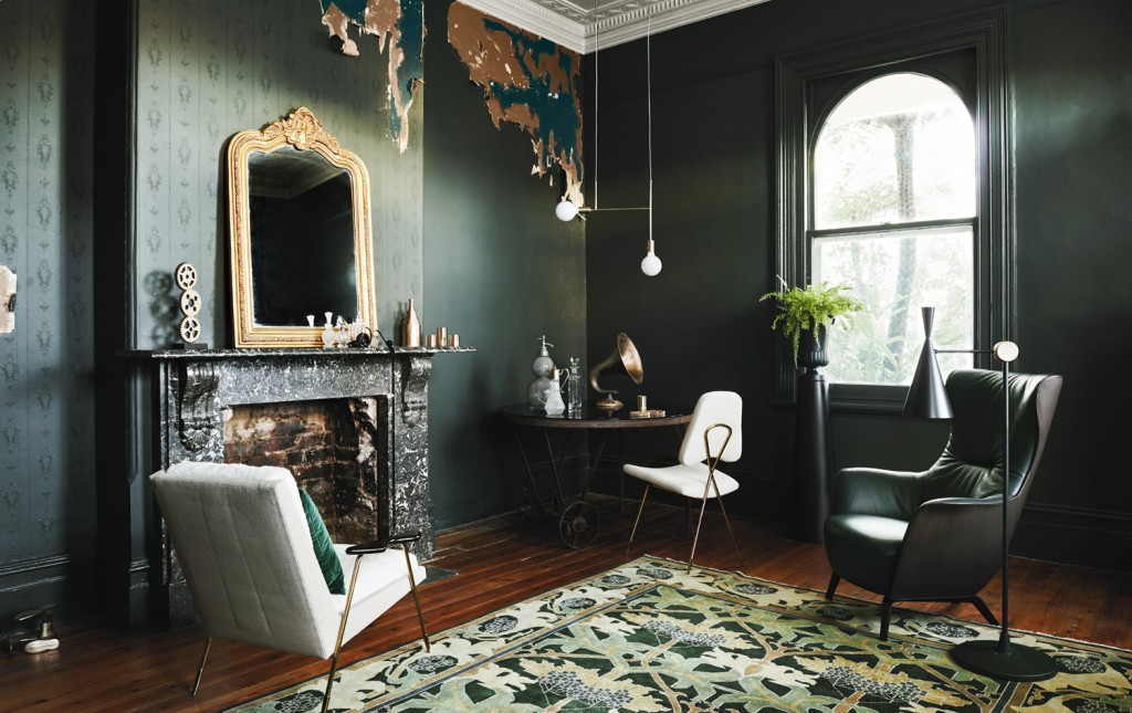 Bree Leech & Heather Nette King for Dulux Colour Trends 2016 — Future Past palette. Photographer: Lisa Cohen. Featuring fragrance by Fleurage