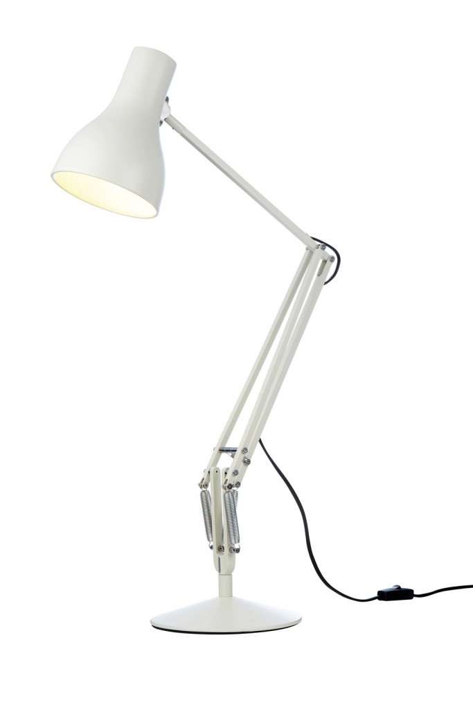 Anglepoise table lamp in Jasmine White, $262, cultdesign.com.au