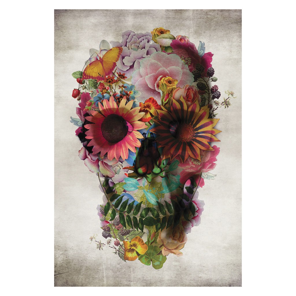 Skull Garden art print by Americanflat, $39.95, zanui.com.au