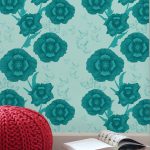 Poppy Flower wallpaper, from $359.95, wallpaperantics.com.au