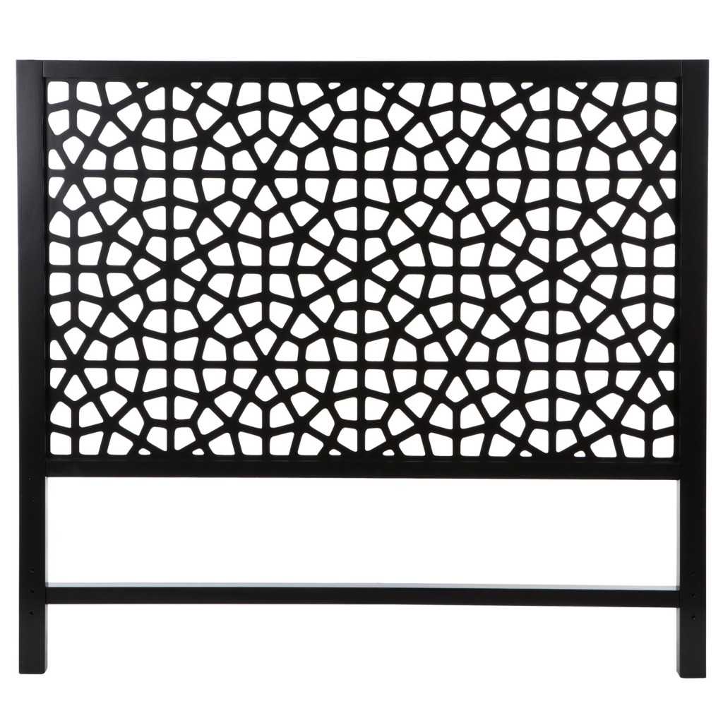 Marrakesh black bed head, from $299.95, zanui.com.au