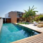 New pool: Relaxing refuge