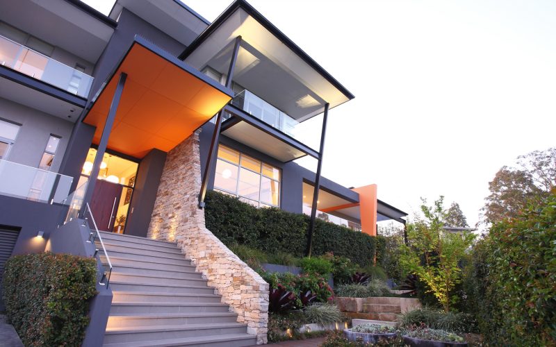 A modern garden design