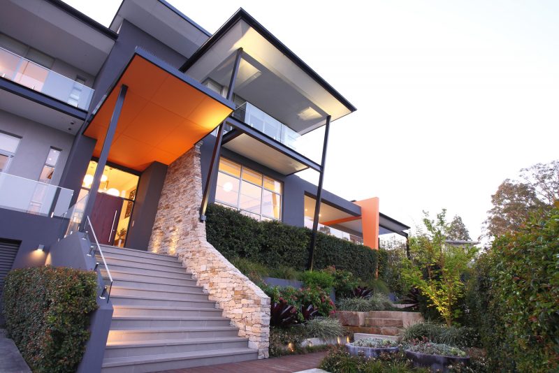 A modern garden design