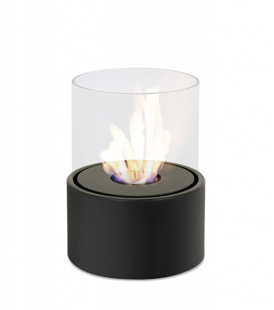 The EZDF210 indoor and outdoor tabletop fireplace from Black & Stone www.blackandstone.com.au