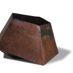 Hive’s angular Boulder planter has a natural rust finish and is available from KE-ZU www.kezu.com.au