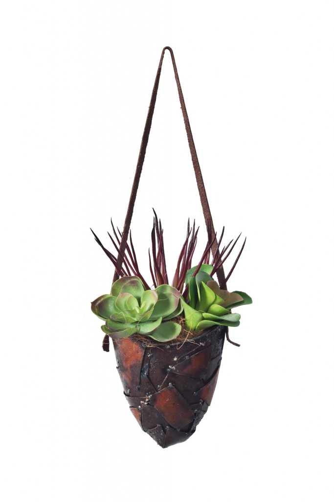 The metal My Piece of Africa Tribal hanging pot from Think Outside www.thinkoutside.biz