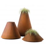 DeCastelli’s Conique planters (three sizes) from Homeware Gallery www.hgfs.com.au