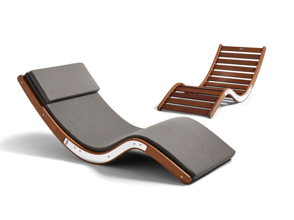 This sunlounger is made from kwila hardwood and is available from Lujo www.lujo.com.au