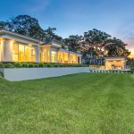 All retaining walls are masonry with a smooth render finish. The retaining walls complement the home while not impeding the views