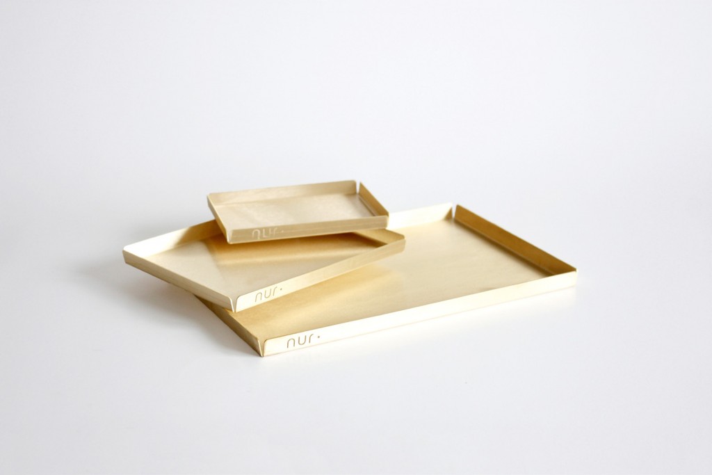 NUR trays in brass, from $79, residentgp.com.au 