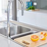 This kitchen was designed with a timeless style that could grow and change with a young family