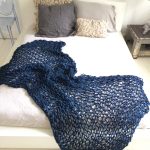 Hand-dyed rustic linen throw, littledandelion.com