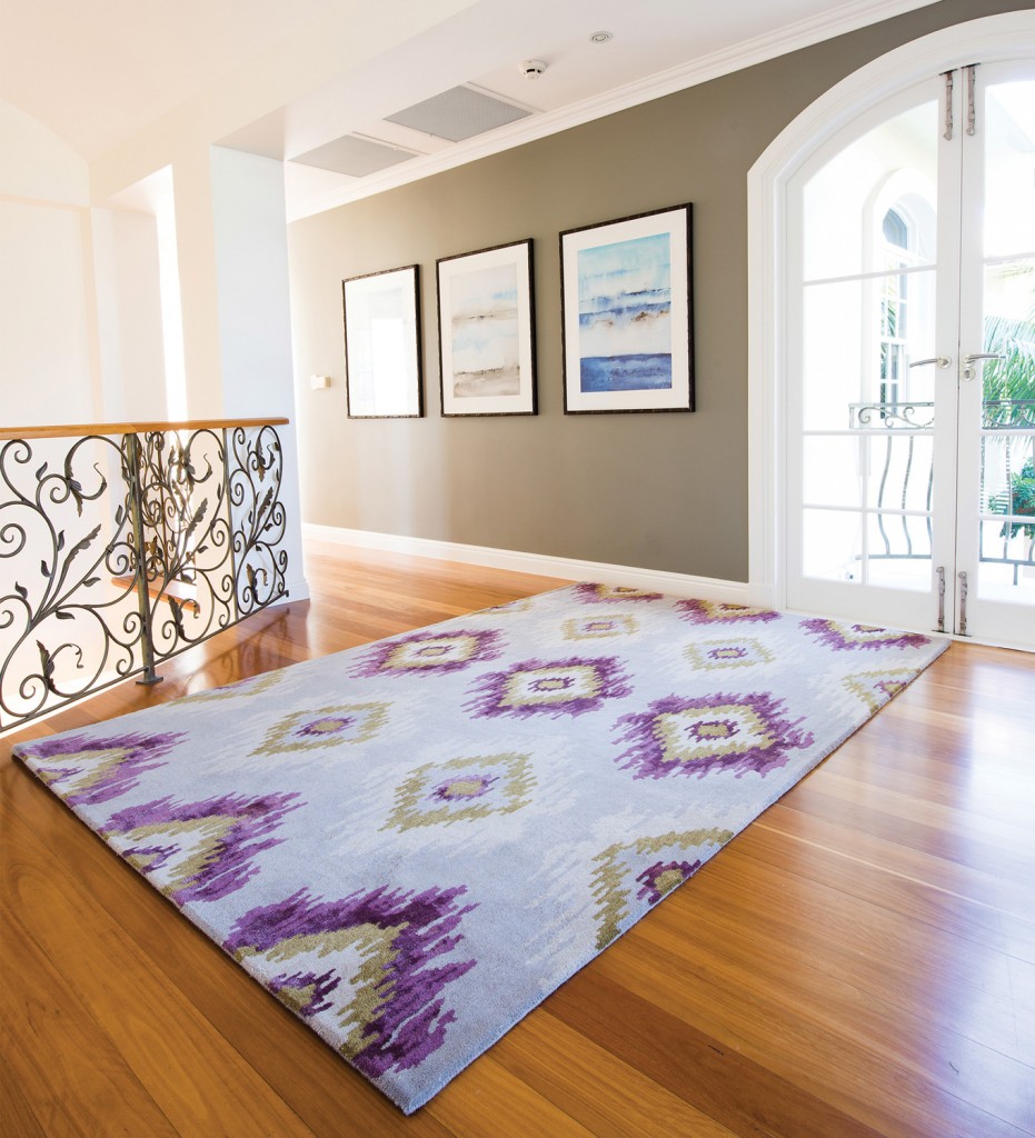 Ikara Aubergine rug, therugest.com 