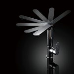 Stylish and shiny: tap range